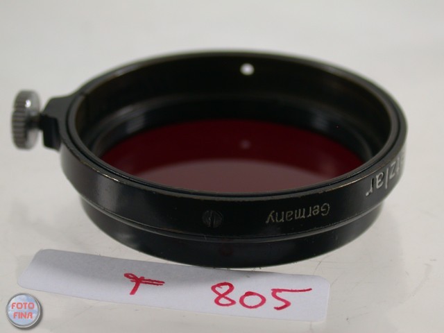 Leica Leitz Rot Red Filter hell light  R.h. Aufsteck Push-on A Germany
